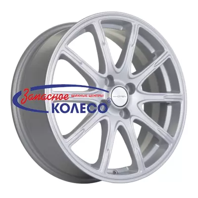 17'' 4x100 ET41 D60,1 6,5J Khomen Wheels KHW1707 (XRay) F-Silver