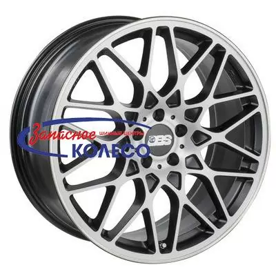 19'' 5x120 ET32 D82 8,5J BBS RX Schwarz Diamantgedreht