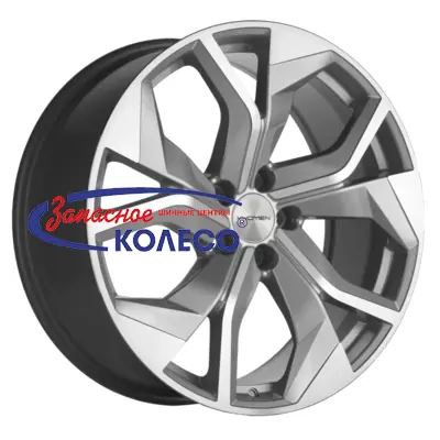 20'' 5x112 ET20 D66,5 8,5J Khomen Wheels KHW2006 (Q8) Brilliant Silver-FP