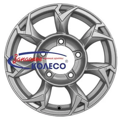 15'' 5x139,7 ET5 D98,5 5,5J Khomen Wheels KHW1505 (Lada NIVA 4x4) F-Silver