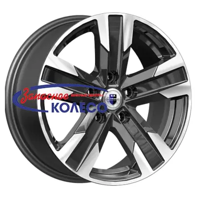 16'' 5x100 ET35 D57,1 7,0J K&K Висмут (КС1009) Алмаз черный