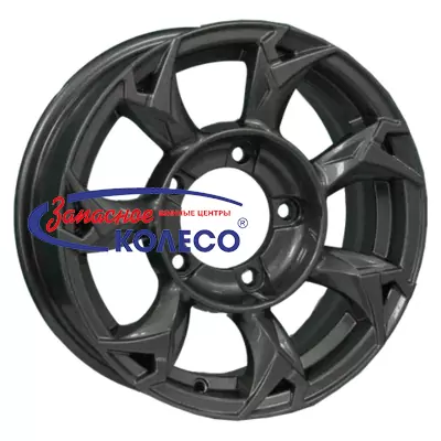 15'' 5x139,7 ET5 D108,1 5,5J Khomen Wheels KHW1505 (Jimny) Gray