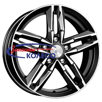 16'' 5x114,3 ET43 D67,1 6,0J K&K Sayan (КС731M) Алмаз черный