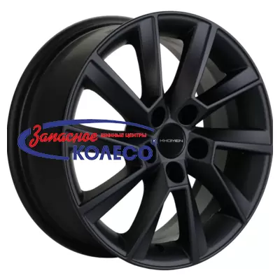 15'' 5x100 ET38 D57,1 6,0J Khomen Wheels KHW1507 (Rapid/Fabia) Black matt