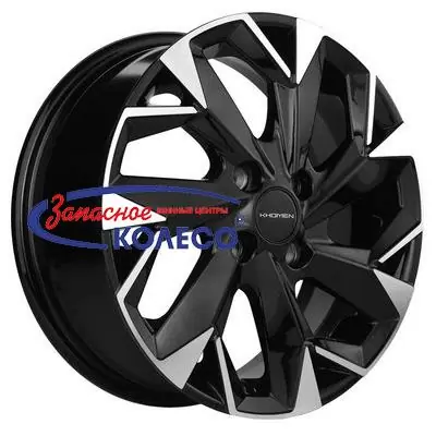 14'' 4x100 ET43 D67,1 5,5J Khomen Wheels KHW1402 (Solaris/Logan/Rio) Black-FP