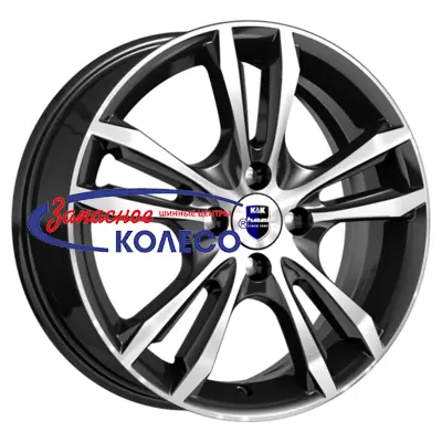 16'' 4x98 ET35 D58,5 6,0J K&K Samara (КС866) Алмаз черный SK