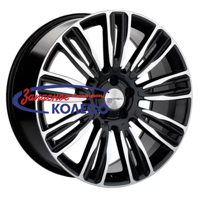 20'' 5x120 ET45 D59.5 8,5J Khomen Wheels KHW2004 (GAC GS8) Black-FP