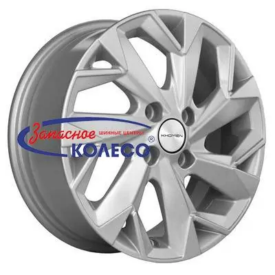 14'' 4x100 ET45 D56,1 5,5J Khomen Wheels KHW1402 (Honda Civic) F-Silver