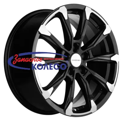 18'' 5x114,3 ET50 D66,1 7,5J Khomen Wheels KHW1808 (Murano) Black-FP