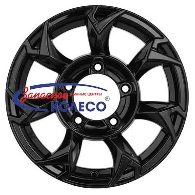 15'' 5x139,7 ET5 D108,1 5,5J Khomen Wheels KHW1505 (Jimny) Black