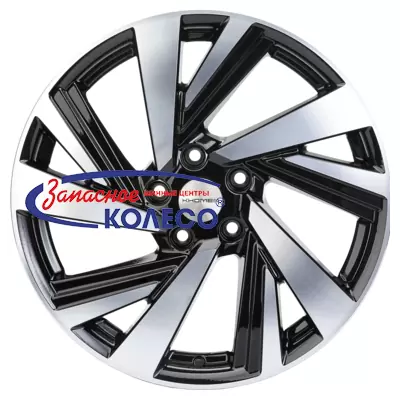 18'' 5x114,3 ET50 D67,1 7,5J Khomen Wheels KHW1801 (Optima/Seltos) Black-FP