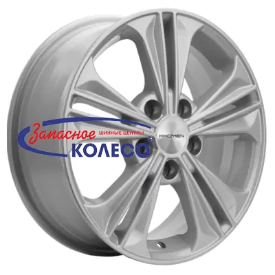 16'' 5x114,3 ET47 D67,1 6,0J Khomen Wheels KHW1603 (Soul) F-Silver