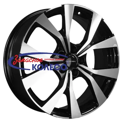 19'' 5x114,3 ET40 D64,1 7,0J Khomen Wheels KHW1906 (Haval F7/F7x) Black-FP