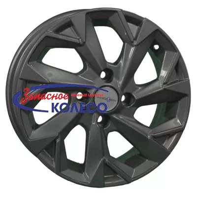 14'' 4x100 ET38 D67,1 5,5J Khomen Wheels KHW1402 Gray