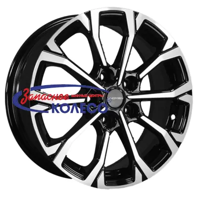 16'' 5x114,3 ET50 D66,1 6,5J Khomen Wheels KHW1605 (Renault/Nissan) Black-FP