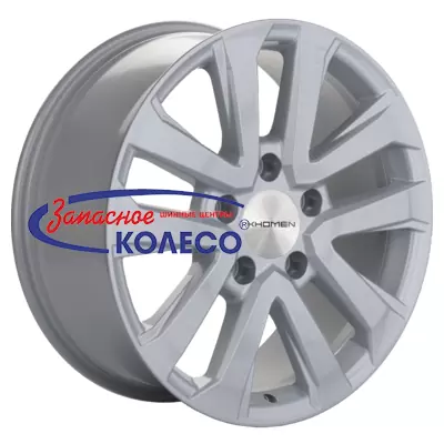 20'' 5x150 ET60 D110,1 8,5J Khomen Wheels KHW2003 (LX570/LC100/LC200) F-Silver