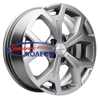 17'' 5x108 ET43 D65,1 7,0J Khomen Wheels KHW1710 (DFM AX 7) Gray