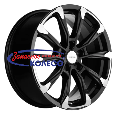 18'' 5x108 ET46 D63,4 7,5J Khomen Wheels KHW1808 (Tugella/Jaguar XF/F-Pace) Black-FP