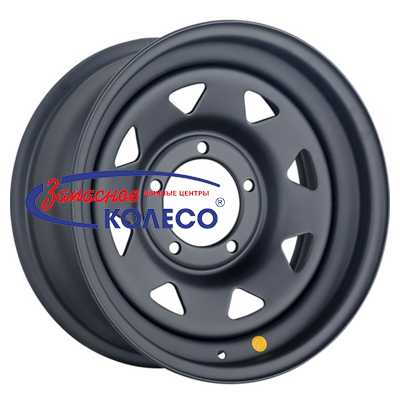 16'' 5x139,7 ET00 D110 7,0J Off-Road Wheels УАЗ (треуг. мелкий) Черный матовый