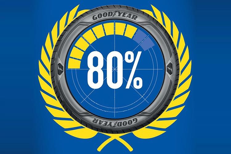 Шины Goodyear были признаны рекомендованными в 80 процентах тестов