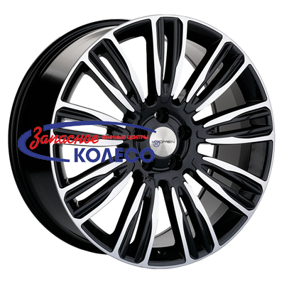 20'' 5x108 ET45 D63,4 8,5J Khomen Wheels KHW2004 (Velar) Black-FP