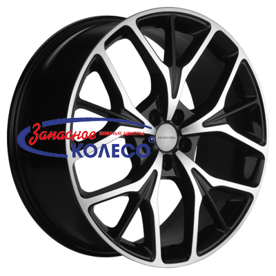 20'' 5x108 ET43 D60,1 8,0J Khomen Wheels KHW2012 (Jetour X90 Plus) Black-FP