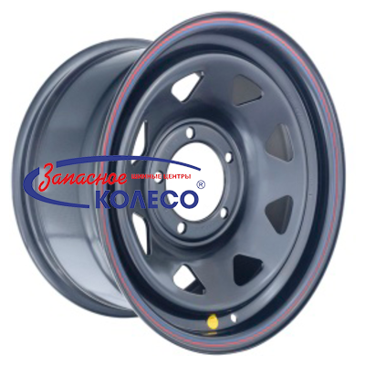 16'' 5x139,7 ET15 D110 7,0J Off-Road Wheels УАЗ Х (треуг. мелкий) Черный