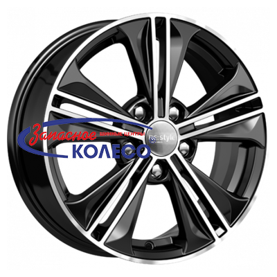 16'' 5x114,3 ET43 D67,1 6,0J K&K КС778 Алмаз черный