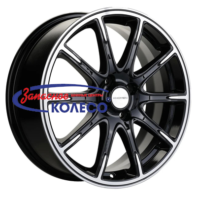 17'' 4x100 ET41 D60,1 6,5J Khomen Wheels KHW1707 (XRay) Black-FP