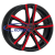 17'' 5x114,3 ET40 D76 7,0J MAK Milano Black Red Face