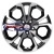 17'' 5x114,3 ET50 D66,1 6,5J Khomen Wheels KHW1711 (Arkana/Kaptur) Black-FP